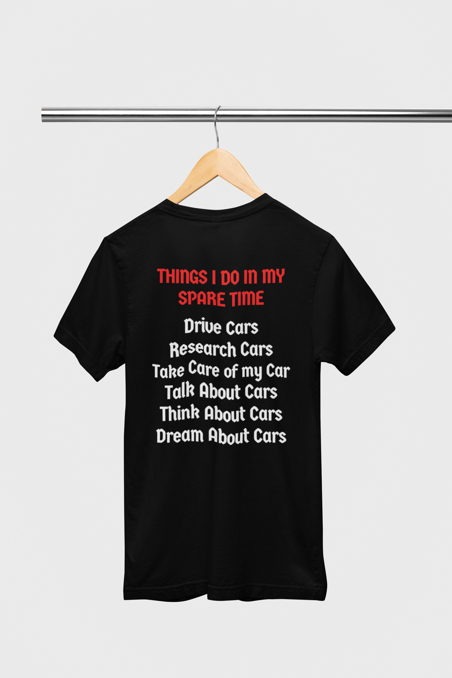 THINGS I DO IN SPARE TIME - PETROLHEAD UNISEX T SHIRT