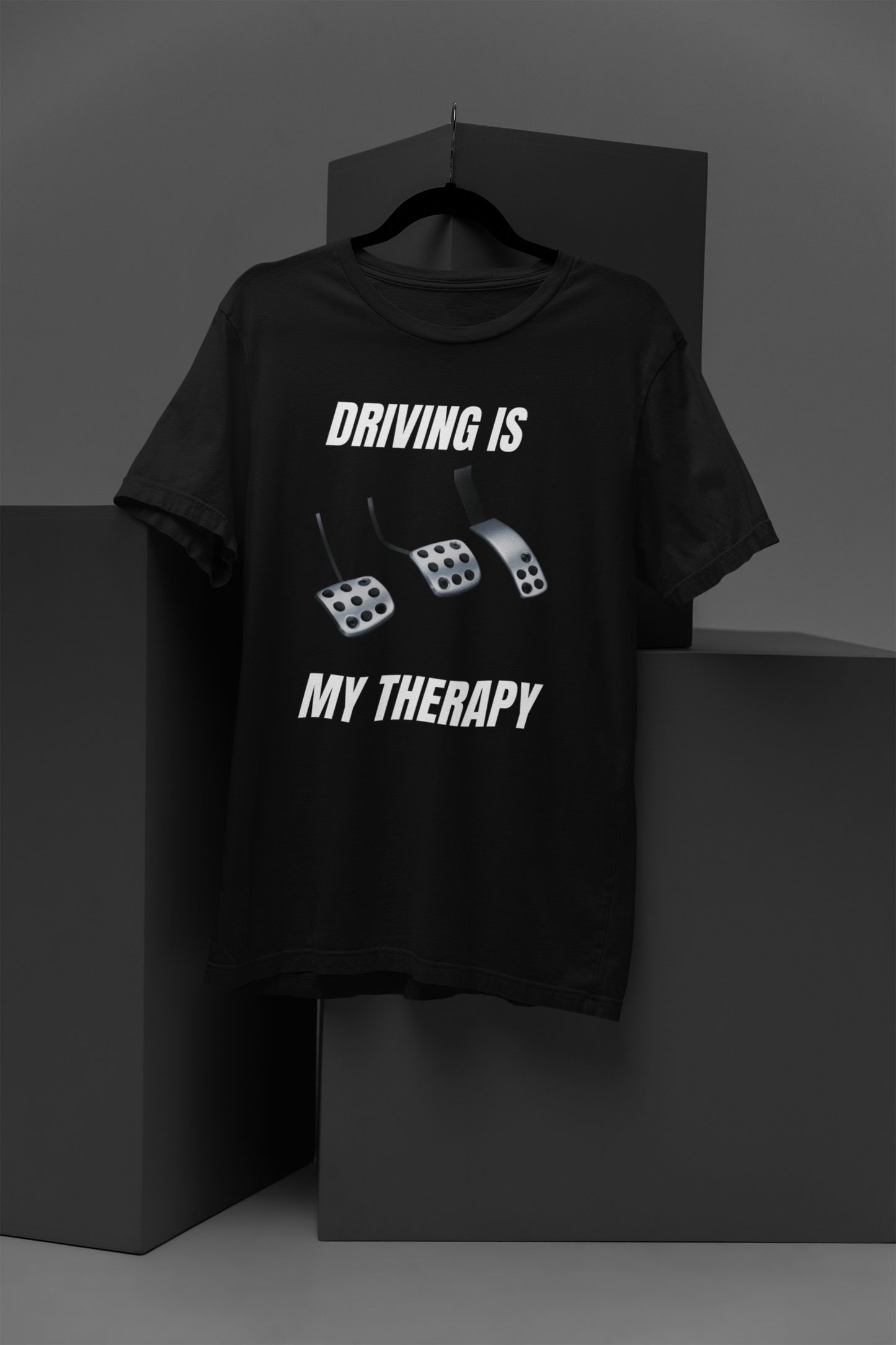 DRIVING IS MY THERAPY - UNISEX T-SHIRT