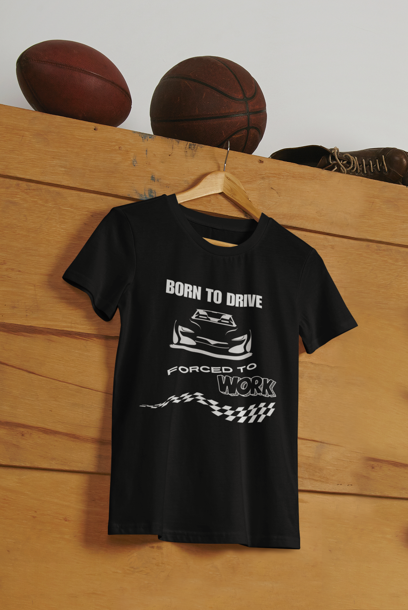 Born To Drive Forced To Work Unisex T Shirt