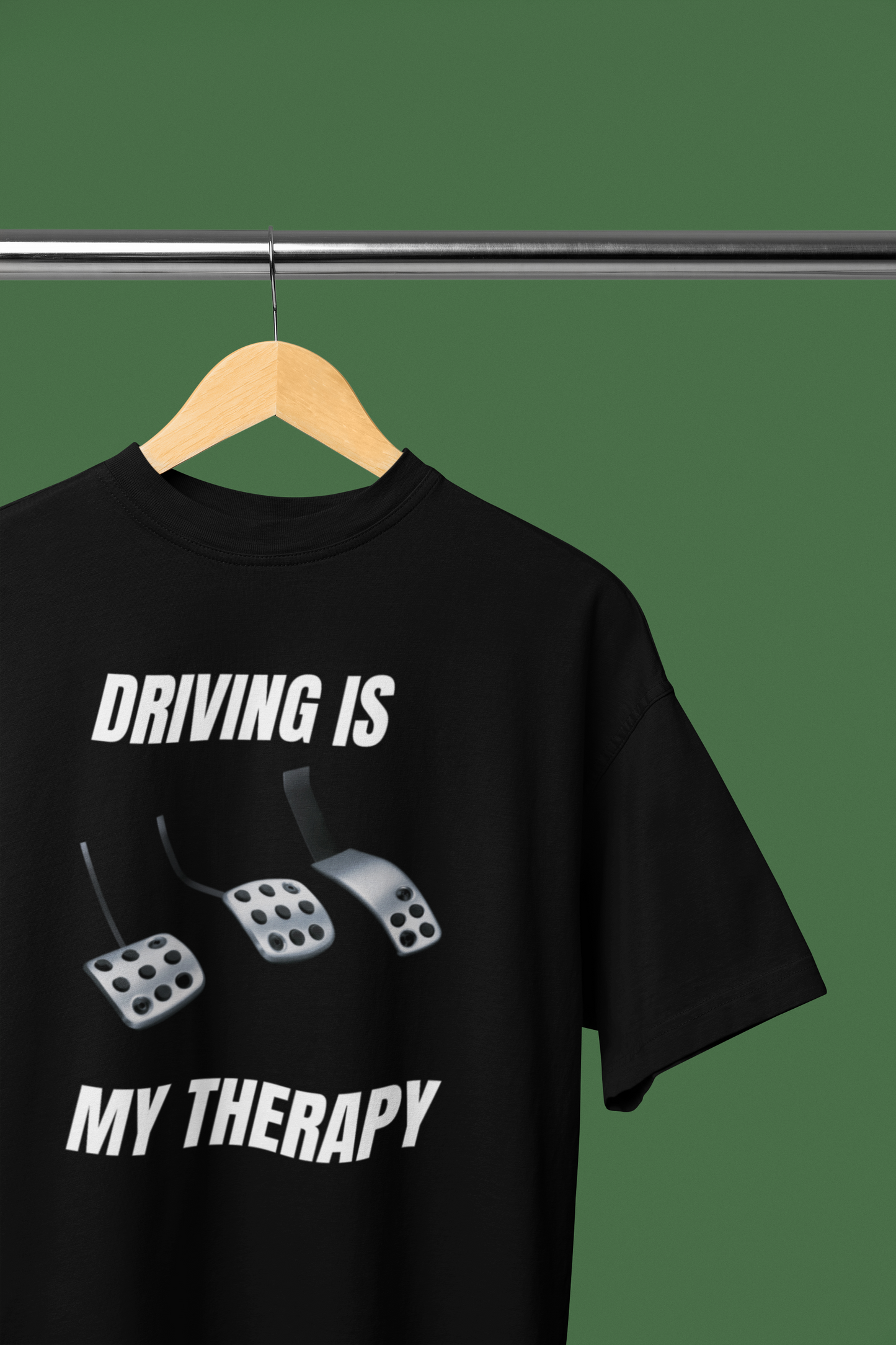 DRIVING IS MY THERAPY - UNISEX T-SHIRT