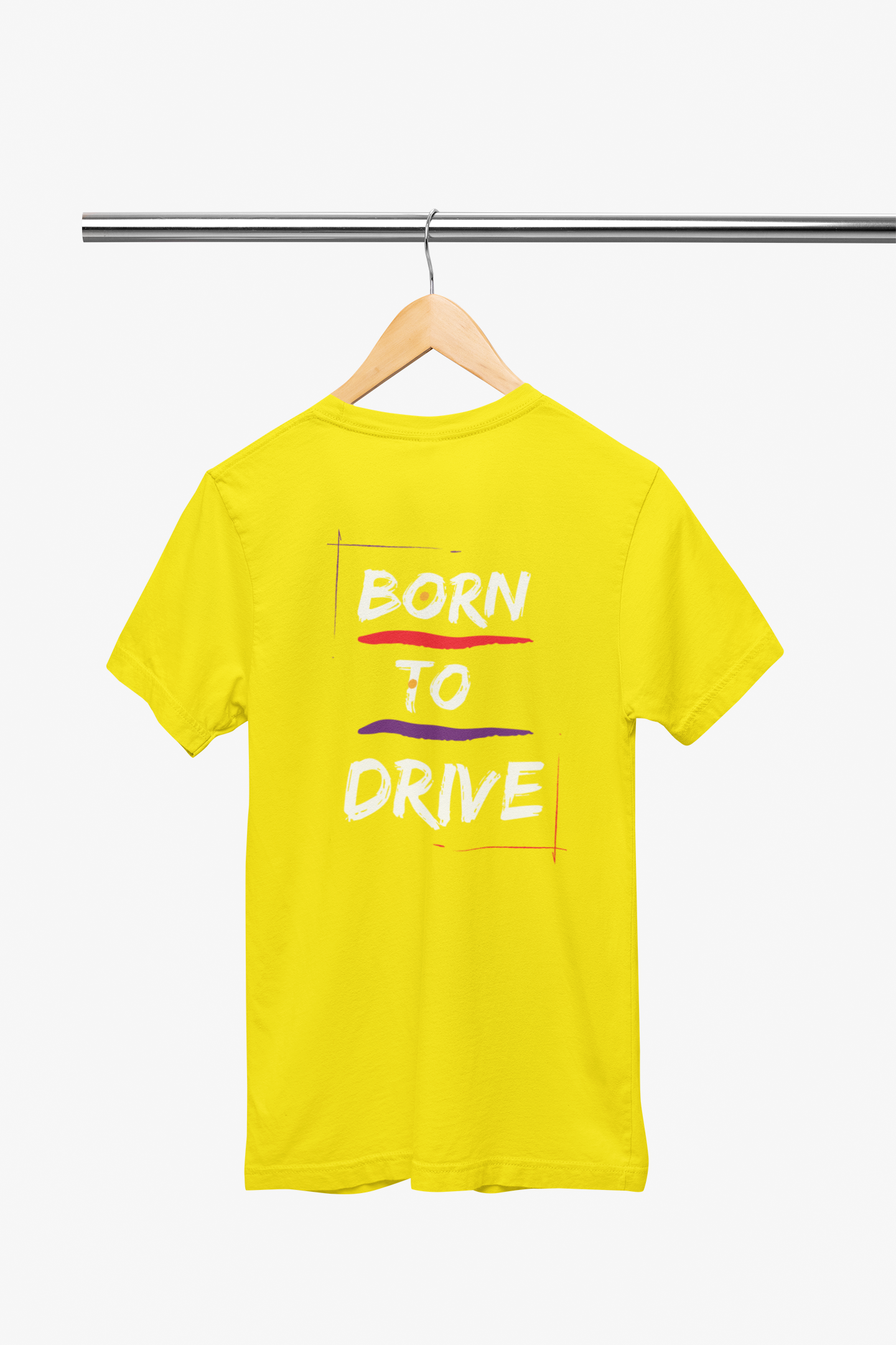 BORN TO DRIVE UNISEX T SHIRT