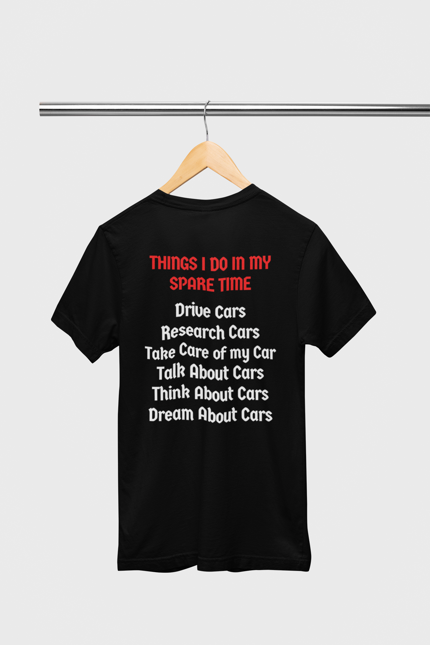 THINGS I DO IN SPARE TIME - PETROLHEAD UNISEX  T SHIRT